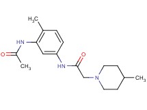 N-[3-(acetylamino)-4-methylphenyl]-2-(4-methyl-1-piperidinyl)acetamide