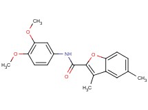 N-(3,4-dimethoxyphenyl)-3,5-dimethyl-1-benzofuran-2-carboxamide