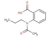 2-[acetyl(propyl)amino]benzoic acid