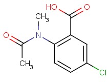 2-[acetyl(methyl)amino]-5-chlorobenzoic acid