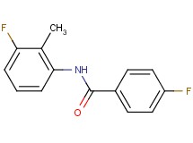 4-fluoro-N-(3-fluoro-2-methylphenyl)benzamide