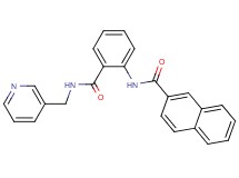 N-(2-{[(3-pyridinylmethyl)amino]carbonyl}phenyl)-2-naphthamide