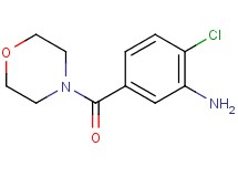 2-chloro-5-(4-morpholinylcarbonyl)aniline