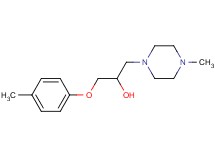 1-(4-methylphenoxy)-3-(4-methyl-1-piperazinyl)-2-propanol dihydrochloride