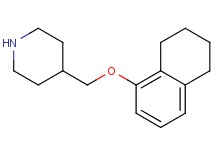4-[(5,6,7,8-tetrahydro-1-naphthalenyloxy)methyl]piperidine hydrochloride