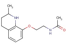 N-{2-[(2-methyl-1,2,3,4-tetrahydro-8-quinolinyl)oxy]ethyl}acetamide