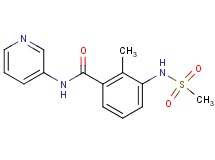 2-methyl-3-[(methylsulfonyl)amino]-N-3-pyridinylbenzamide