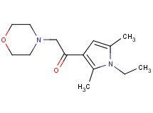 1-(1-ethyl-2,5-dimethyl-1H-pyrrol-3-yl)-2-(4-morpholinyl)ethanone