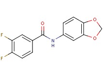 N-1,3-benzodioxol-5-yl-3,4-difluorobenzamide