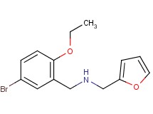 (5-bromo-2-ethoxybenzyl)(2-furylmethyl)amine hydrochloride