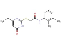 N-(2,3-dimethylphenyl)-2-[(4-ethyl-6-oxo-1,6-dihydro-2-pyrimidinyl)thio]acetamide