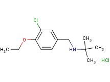 N-(3-chloro-4-ethoxybenzyl)-2-methylpropan-2-amine hydrochloride