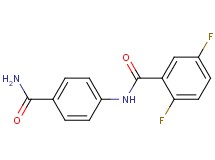 N-[4-(aminocarbonyl)phenyl]-2,5-difluorobenzamide