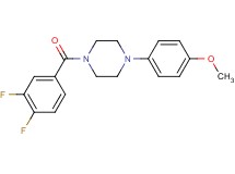 1-(3,4-difluorobenzoyl)-4-(4-methoxyphenyl)piperazine