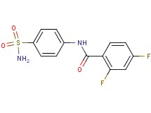 N-[4-(aminosulfonyl)phenyl]-2,4-difluorobenzamide