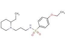 4-ethoxy-N-[3-(2-ethyl-1-piperidinyl)propyl]benzenesulfonamide