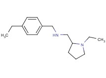 (4-ethylbenzyl)[(1-ethyl-2-pyrrolidinyl)methyl]amine dihydrochloride