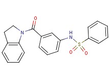 N-[3-(2,3-dihydro-1H-indol-1-ylcarbonyl)phenyl]benzenesulfonamide