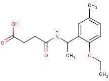 4-{[1-(2-ethoxy-5-methylphenyl)ethyl]amino}-4-oxobutanoic acid