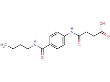 4-({4-[(butylamino)carbonyl]phenyl}amino)-4-oxobutanoic acid