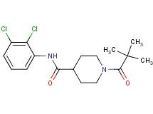 N-(2,3-dichlorophenyl)-1-(2,2-dimethylpropanoyl)-4-piperidinecarboxamide