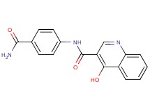 N-[4-(aminocarbonyl)phenyl]-4-hydroxy-3-quinolinecarboxamide