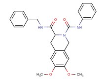 N~3~-benzyl-6,7-dimethoxy-N~2~-phenyl-3,4-dihydro-2,3(1H)-isoquinolinedicarboxamide