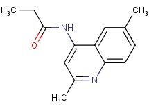N-(2,6-dimethyl-4-quinolinyl)propanamide