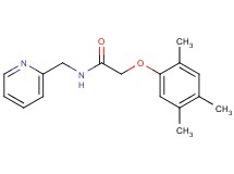 N-(2-pyridinylmethyl)-2-(2,4,5-trimethylphenoxy)acetamide