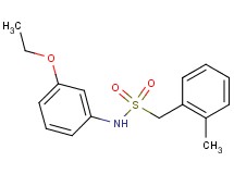 N-(3-ethoxyphenyl)-1-(2-methylphenyl)methanesulfonamide