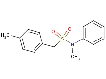 N-methyl-1-(4-methylphenyl)-N-phenylmethanesulfonamide