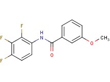 3-methoxy-N-(2,3,4-trifluorophenyl)benzamide