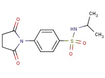 4-(2,5-dioxo-1-pyrrolidinyl)-N-isopropylbenzenesulfonamide