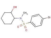 4-bromo-N-(2-hydroxycyclohexyl)-N-methylbenzenesulfonamide