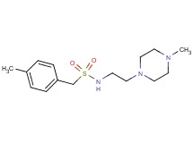 1-(4-methylphenyl)-N-[2-(4-methyl-1-piperazinyl)ethyl]methanesulfonamide