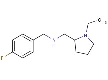 [(1-ethyl-2-pyrrolidinyl)methyl](4-fluorobenzyl)amine dihydrochloride