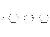 3-(4-methyl-1-piperazinyl)-6-phenylpyridazine