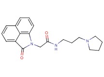 2-(2-oxobenzo[cd]indol-1(2H)-yl)-N-[3-(1-pyrrolidinyl)propyl]acetamide