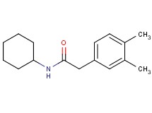 N-cyclohexyl-2-(3,4-dimethylphenyl)acetamide