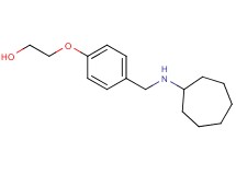 2-{4-[(cycloheptylamino)methyl]phenoxy}ethanol hydrochloride