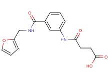 4-[(3-{[(2-furylmethyl)amino]carbonyl}phenyl)amino]-4-oxobutanoic acid