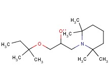 1-(1,1-dimethylpropoxy)-3-(2,2,6,6-tetramethyl-1-piperidinyl)-2-propanol hydrochloride