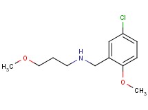 N-(5-chloro-2-methoxybenzyl)-3-methoxy-1-propanamine hydrochloride