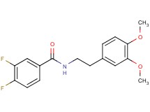 N-[2-(3,4-dimethoxyphenyl)ethyl]-3,4-difluorobenzamide