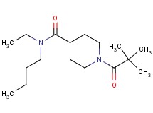 N-butyl-1-(2,2-dimethylpropanoyl)-N-ethyl-4-piperidinecarboxamide