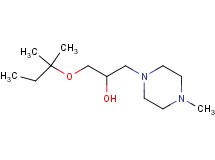 1-(1,1-dimethylpropoxy)-3-(4-methyl-1-piperazinyl)-2-propanol dihydrochloride