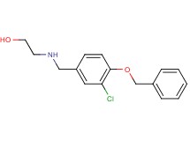2-{[4-(benzyloxy)-3-chlorobenzyl]amino}ethanol hydrochloride