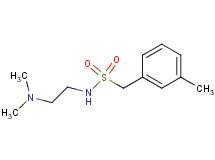 N-[2-(dimethylamino)ethyl]-1-(3-methylphenyl)methanesulfonamide