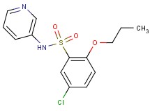 5-chloro-2-propoxy-N-3-pyridinylbenzenesulfonamide