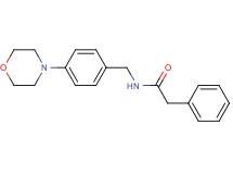 N-[4-(4-morpholinyl)benzyl]-2-phenylacetamide